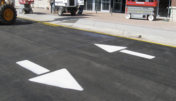 New Pavement Construction and Striping HHGregg Durham, NC