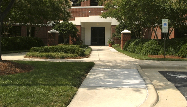 Sidewalk Repair Crossroads Office Building Cary, NC